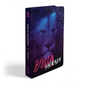 Bíblia NAA Leão Azul - Capa Dura