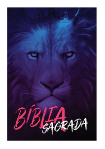 Bíblia NAA Leão Azul - Capa Dura