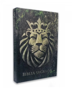 Bíblia NAA Leão Rocha Eterna - Capa Dura