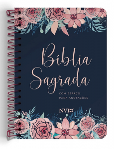 Bíblia NVI Anote Espiral Especial - Rosas