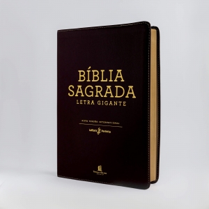 Bíblia NVI - Bíblia Leitura Perfeita - Letra Gigante Marrom