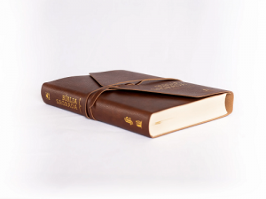 Bíblia NVI, Couro Soft, Marrom Artesanal, Com Espaço para Anotações