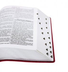 Bíblia RA com Letra Gigante e índice - Renda Pink