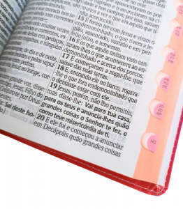 Bíblia RC - HiperGigante com Harpa - Capa Cruz - Pink