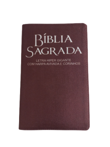 Bíblia RC - Lt Hipergigante - Harpa Avivada e Corinhos - Vinho Luxo