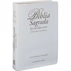 Bíblia Sagrada Letra Gigante RA - Branca