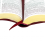 Bíblia Letra Grande RC - Letras Vermelhas e Harpa - Vinho