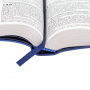 Bíblia RC Letra Grande - Letras Vermelhas e Harpa - Azul
