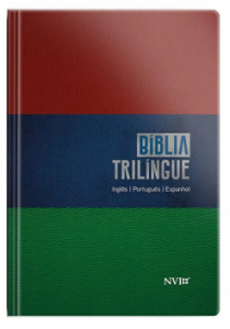 Bíblia Trilíngue NVI Capa Flexível - (Neutra)