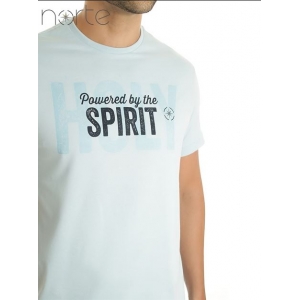 Camiseta Masculina Azul Norte - Holy Spirit - Produto do Sebo