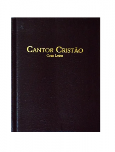 Cantor Cristão Médio Com Letra - Capa Flexivel - Preto