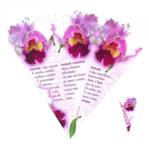 Cartão Amizade - Linha Flor Orquídea (Unidade)