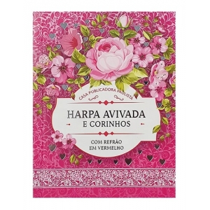 Harpa Avivada e Corinhos - Capa Brochura - Floral Pink