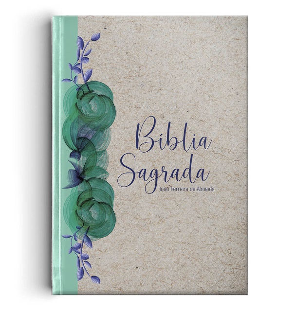 Bíblia RC Gigante Capa Especial - Reciclato Floral