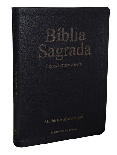 Bíblia RC Letra ExtraGigante - Índice e Letras Vermelhas - Preta