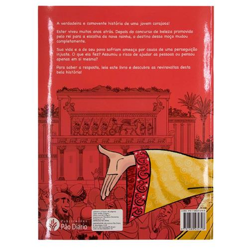 Livro A Rainha Ester - Ilustrado Vermelho