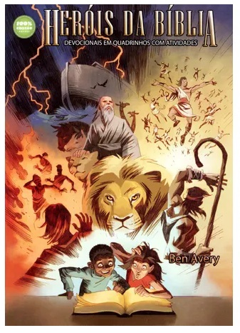 Livro Devocionais em Quadrinhos com Atividades - Heróis da Bíblia