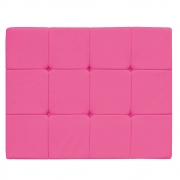 Cabeceira Suspensa Sleep 90 cm Solteiro Suede Pink - Doce Sonho Móveis