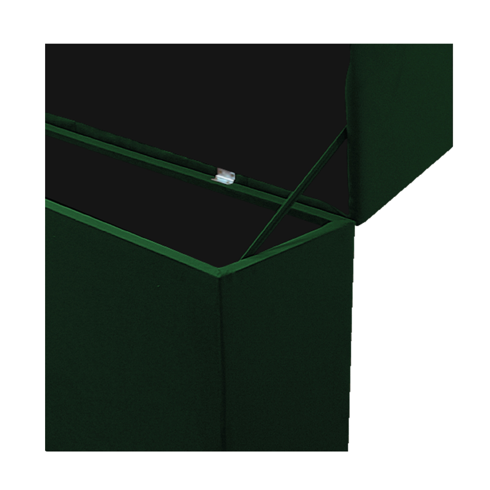 Cabeceira Estofada Itália 100 cm Solteiro Suede Verde - Doce Sonho Móveis