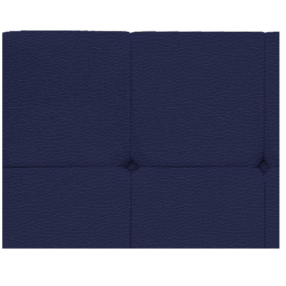 Cabeceira Suspensa Sleep 90 cm Solteiro Corano Azul Marinho - Doce Sonho Móveis