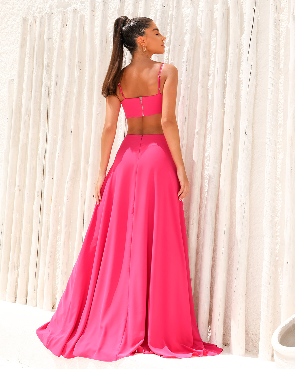 Vestido Longo Pink Silvana