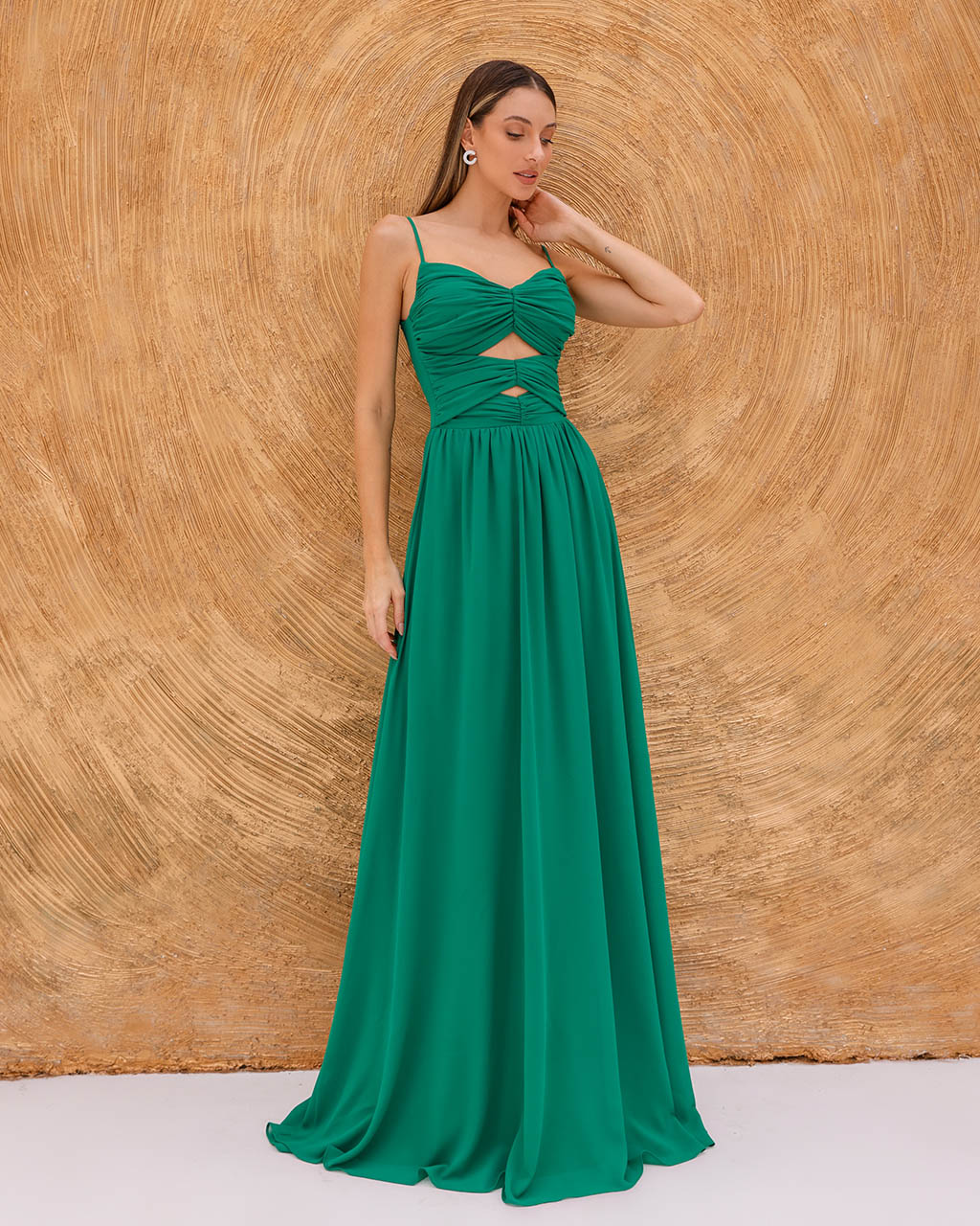 Vestido Longo Verde Velma - Empório NM