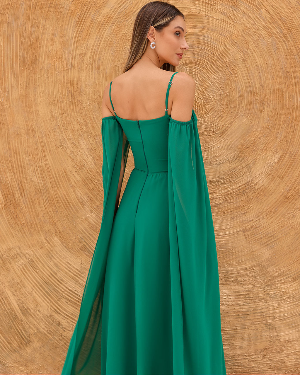 Vestido Longo Verde Velma - Empório NM