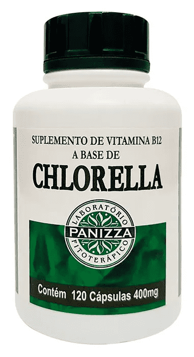 Chlorella 400mg 120 Capsulas Panizza