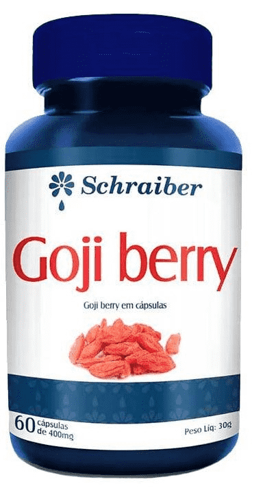 Goji Berry 400mg 60 Cápsulas Schraiber