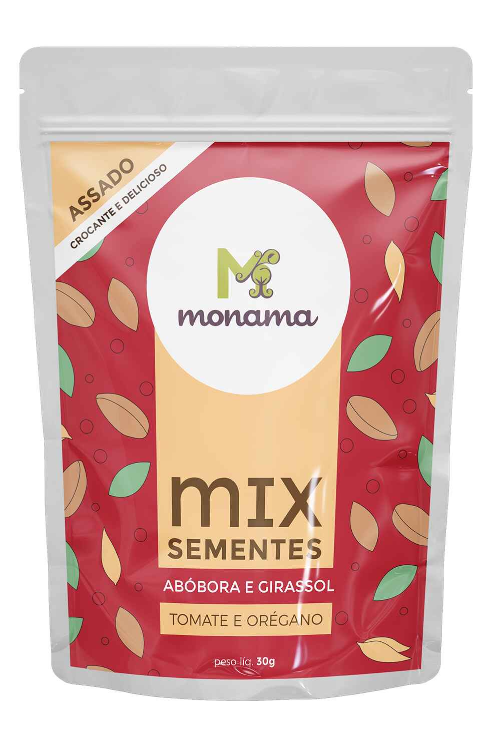 Mix Sementes Tomate Orégano 30g Monama
