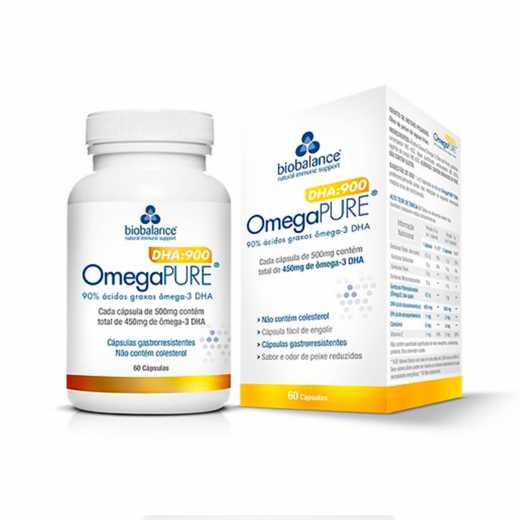 OmegaPure DHA 500mg 60 cápsulas Biobalance