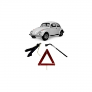 Kit Estepe Chave 19mm + Triângulo + Macaco Volkswagen Fusca
