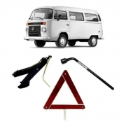 Kit Estepe Chave 19mm + Triângulo + Macaco Volkswagen Kombi