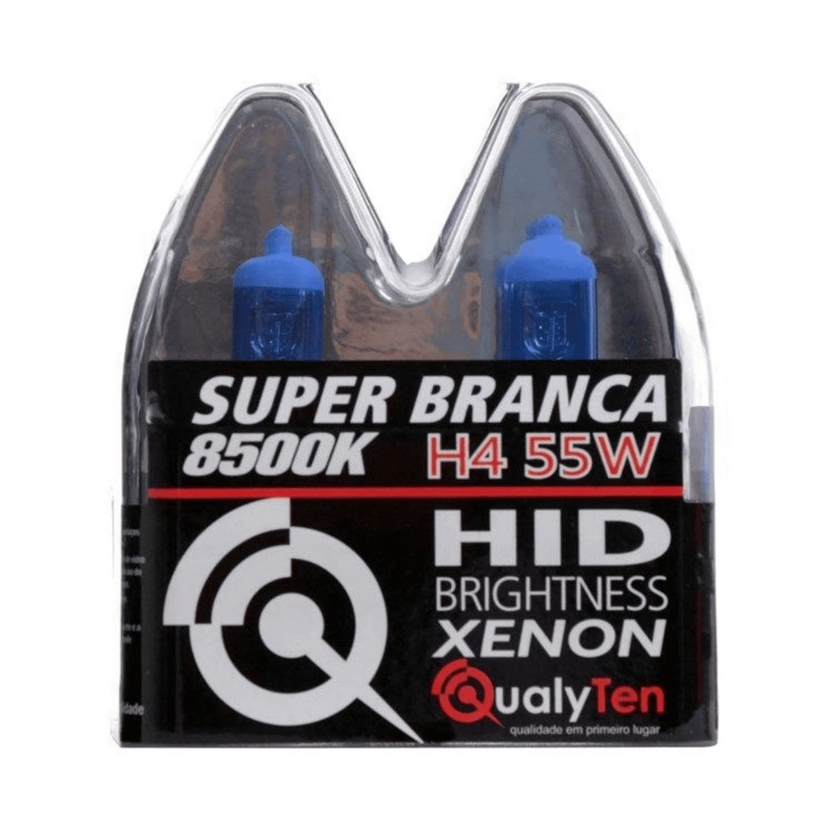 Kit Lampada Super Branca H4 12v 60/55w 8500k Cool Blue