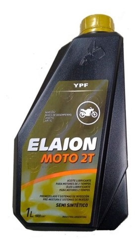 Óleo Motor Elaion 2 Tempos Moto Motosserra Semi Sintético 1l