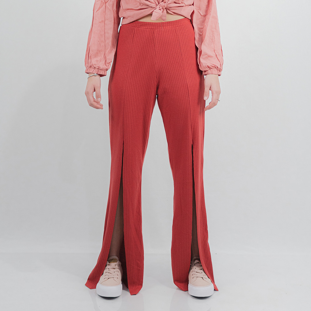 Calça Mara Rosa Pantalona Canelada
