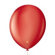 Balão Uniq N16 Vermelho Intenso C/10 unid São Roque