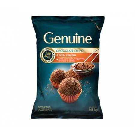 Chocolate em Pó 33% 1,05kg Genuine