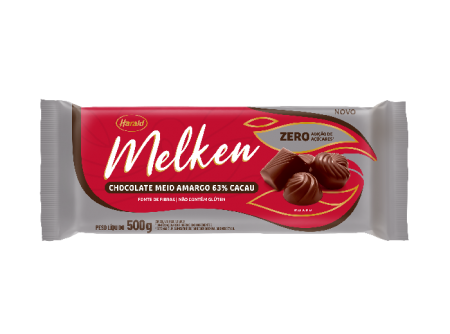 Chocolate Melken Zero 500g Meio Amargo