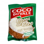 Coco Ralado em Flocos 100g Do Vale