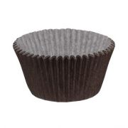 Forminha N02 Mini Cupcake 54 unid Marrom Ultrafest
