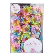 Forminha Princesa c/30 unid Tie Dye Candy Decora Doces