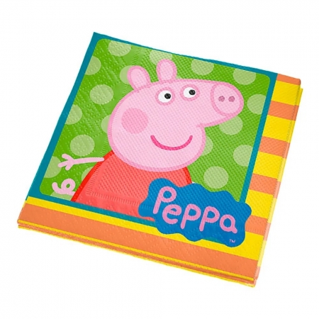 Guardanapo Peppa Pig c/16 unid Regina