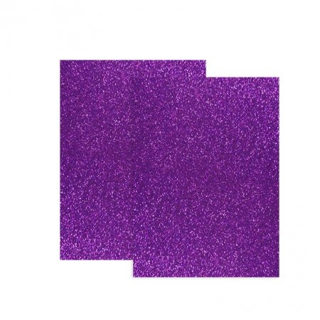 Placa EVA Glitter 40x48cm Violeta