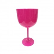 Taça Gin 450ml Rosa Pink Leitoso