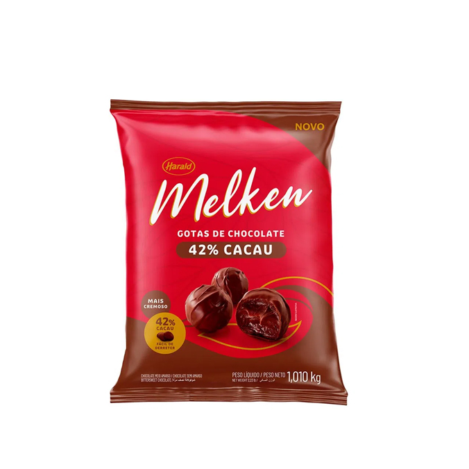 Chocolate Melken 1,01kg Gotas 42% Cacau