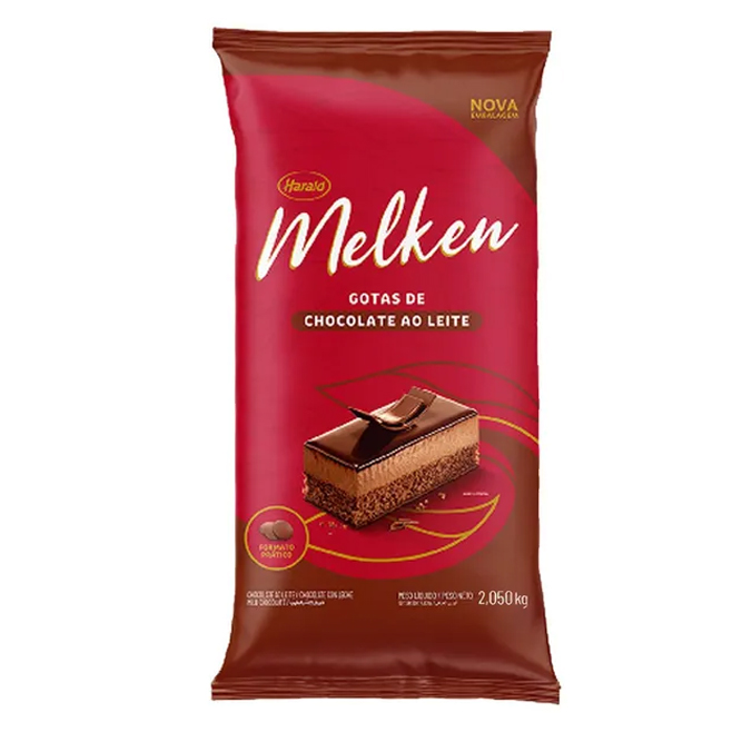Chocolate Melken 2,05kg Gotas Ao Leite