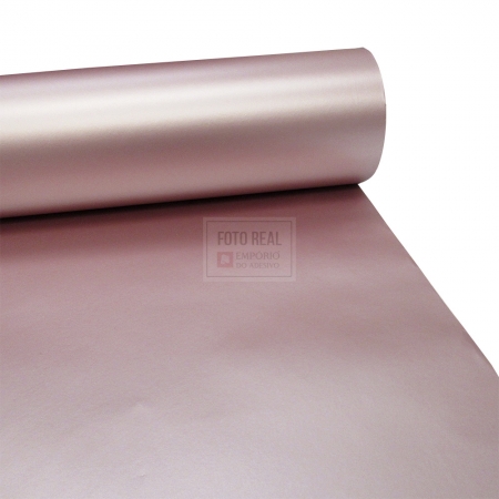 Adesivo Alltak Satin Fosco Quartzo Rose Metallic 1,38m x 1,00m