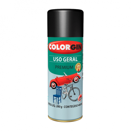 Tinta Spray para Uso Geral Cinza Placa Brilho 55041 400ml