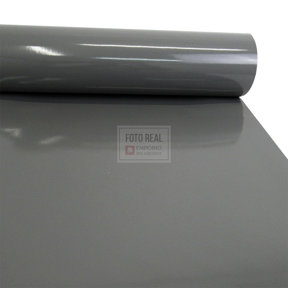 Adesivo Colormax Brilho Cinza Escuro 1,00m x 1,00m